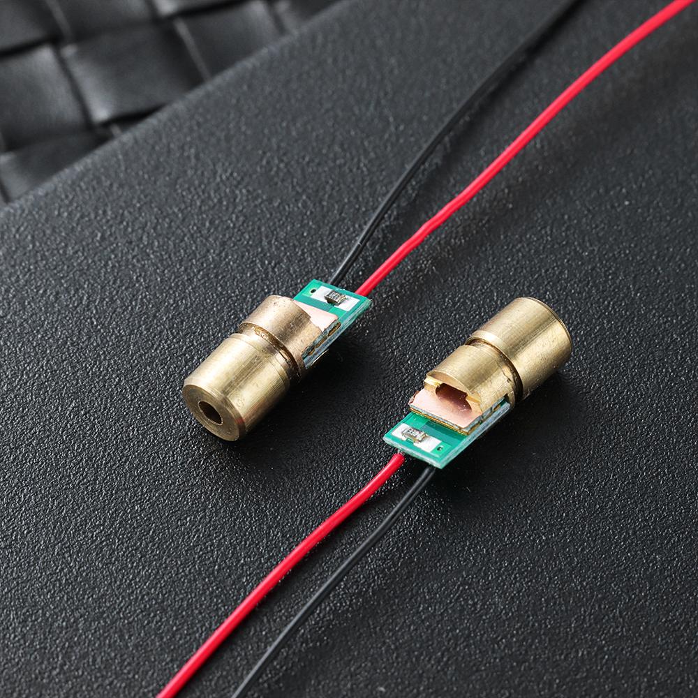 1/3/5/10pc Mini Red Sight Copper Head Laser diodes Dot Diode Module Adjustable Lasers 650nm 6mm 3V
