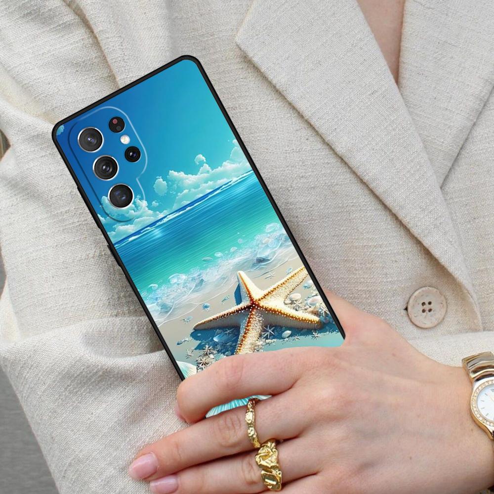 Summer Beach Cell Phone Case for Samsung Galaxy S26 Ultra S25 S24 S23 S22 S21 S20 Note10 Cover