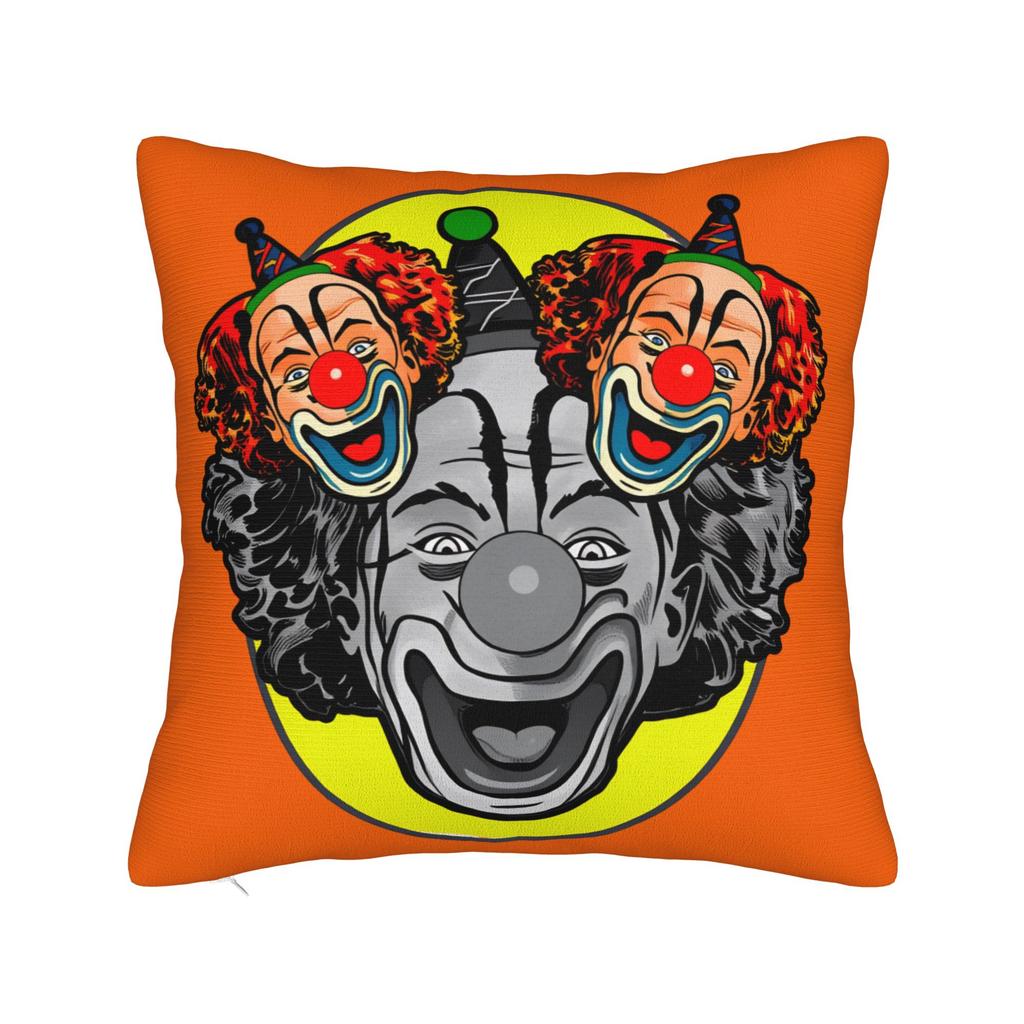 Funny Clowns B-Bozoeds  Pillow Cover Comfy Cushion Cover Kawaii Pillow Case For Chair Sofa Home Decor