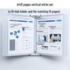 A4 Wall-Mounted 10-Page Swivel Display Folder/Document Holder