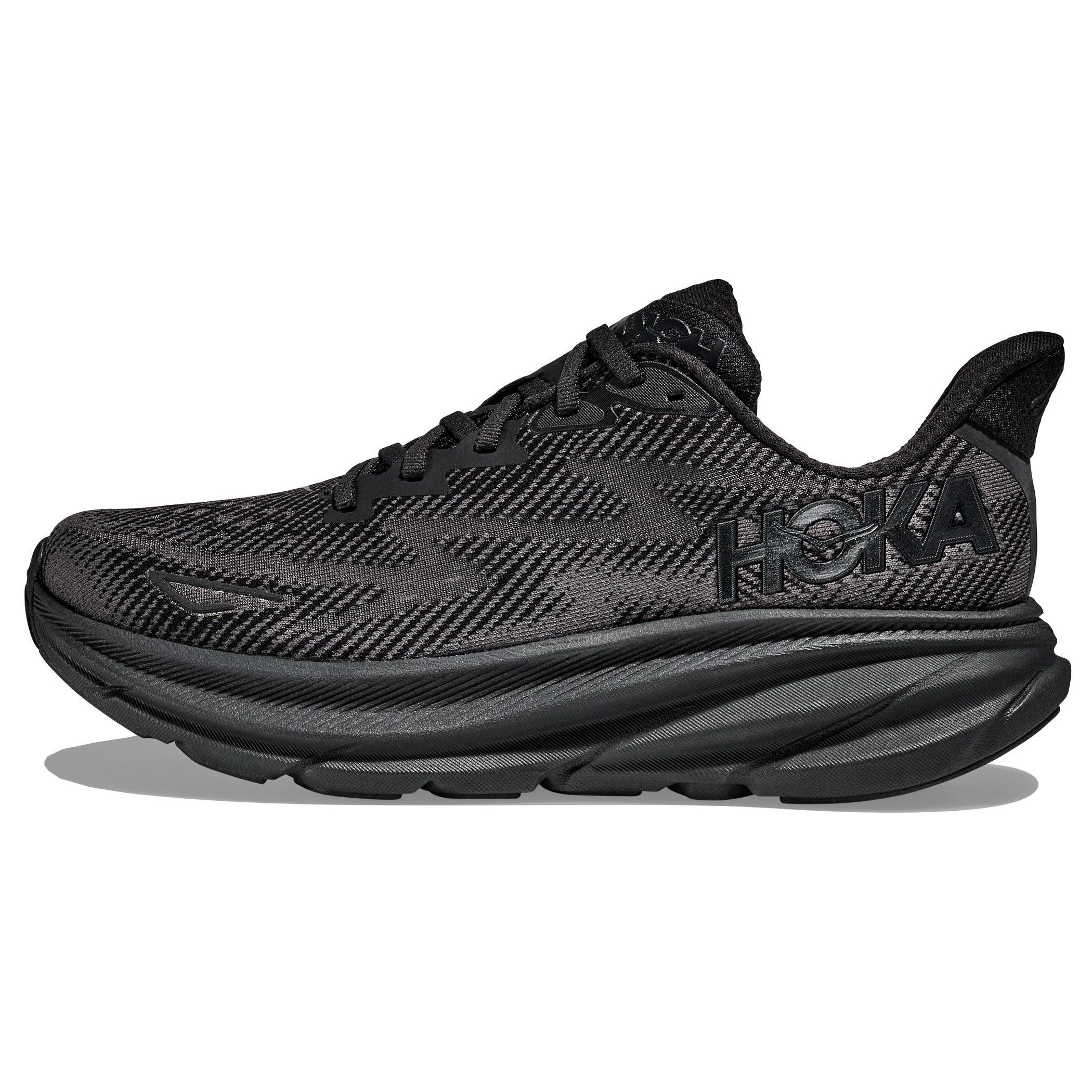 (WMNS) HOKA ONE ONE Clifton 9  Triple Black  Women s 1127896-BBLC EU 38