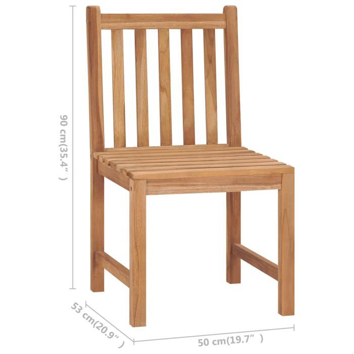 VidaXL Set of 6 Garden Chairs with Cushions, Patio Seats, Dining Chairs, Outdoor Patio Furniture, 3073138