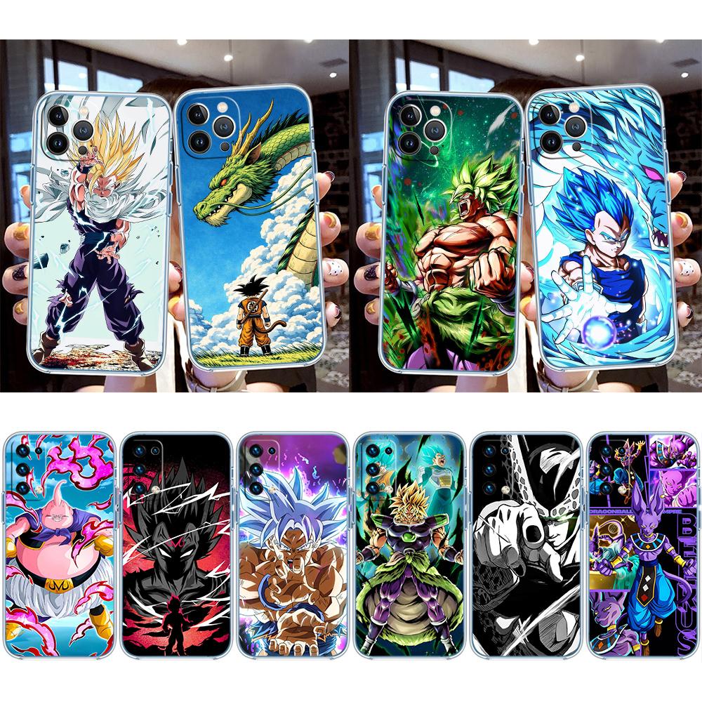 Dragon Ball Transparent Phone Case for Motorola Moto G7 G8 G9 G84 G85 G73 G24 G15 Z2 Play Power Plus