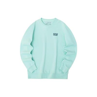 Abstract Back Pattern Print Crew Neck Long Sleeve Sweatshirt Men Tops Light-Beach-Green 152231710-2