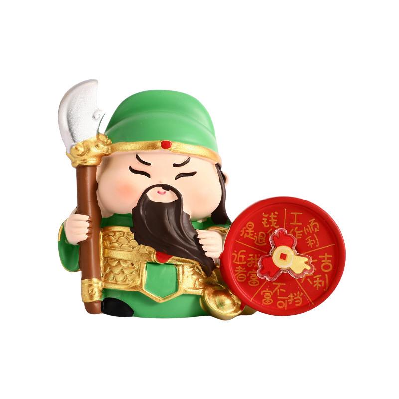 Wealth Joyful Resin God Decorative Statue For Home Office Gift And Collectibles