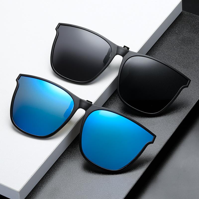 Men's Flip Up Clip On Sunglasses Men Pilot Photochromic Sun Glasses Women Driving Goggles Shades UV400 Gafas De Sol