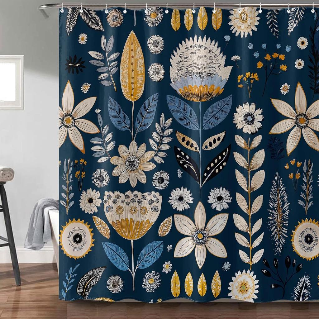 Funny Japanese Cat Shower Curtain Cute Fun Cool Cat Monster Shark Shower Curtains For Bathroom Vintage Ocean Waves Anime Kids