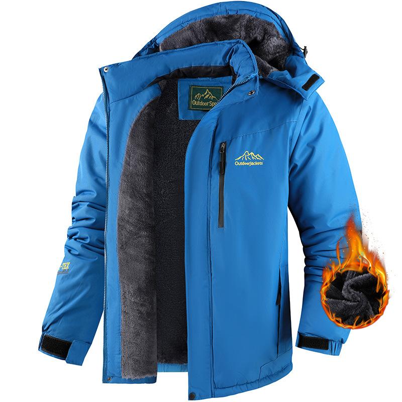 Men's Stormtrooper Jacket, Thick and Warm Cotton Jacket, Large Outdoor Mountaineering Clothing