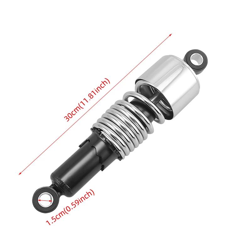 Motorcycle Rear Shock Absorbers 10.5" 267mm Adjustable Suspension Shocks Spring For Harley Sportster Touring