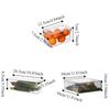 Transparent Fridge Organizer Box Sealed Plastic Food Storage Containers with Lids Fridge Drawer Organizer Fruit Storage