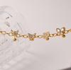 Temperament Versatile Stainless Steel Butterfly Dragonfly Gold Plated Earrings Premium Titanium Steel Earrings Women