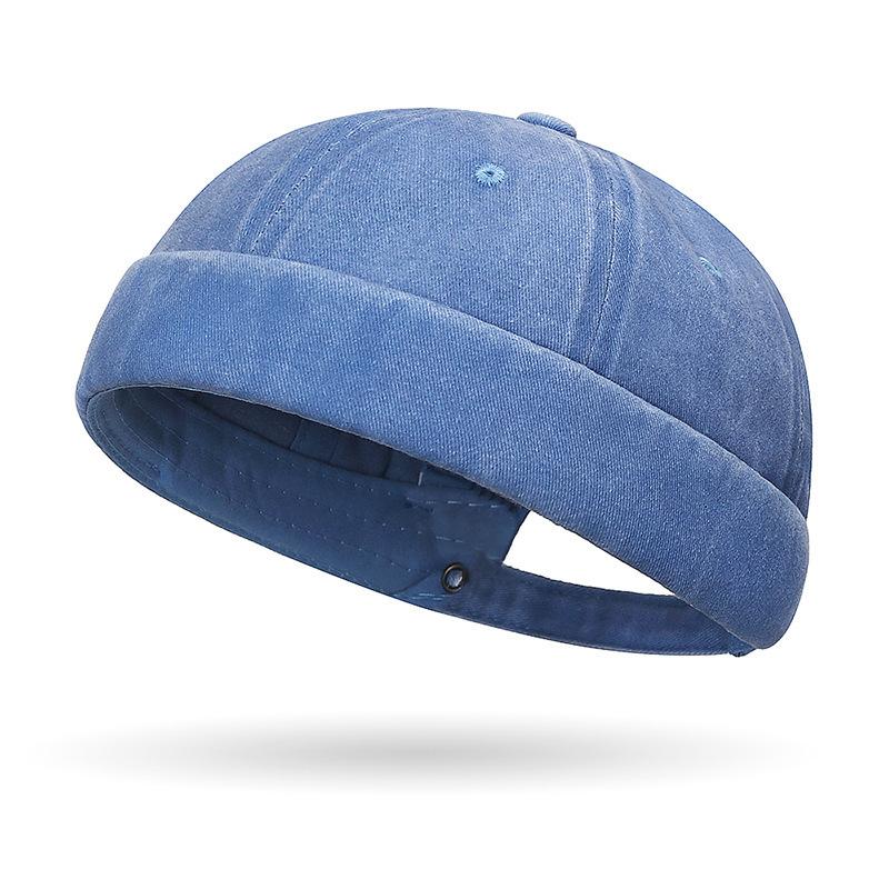 

Street-style Soft-top Washed Hip-hop Cap - Unisex & Versatile Farmer s Hat 55-60 небо синє кольору