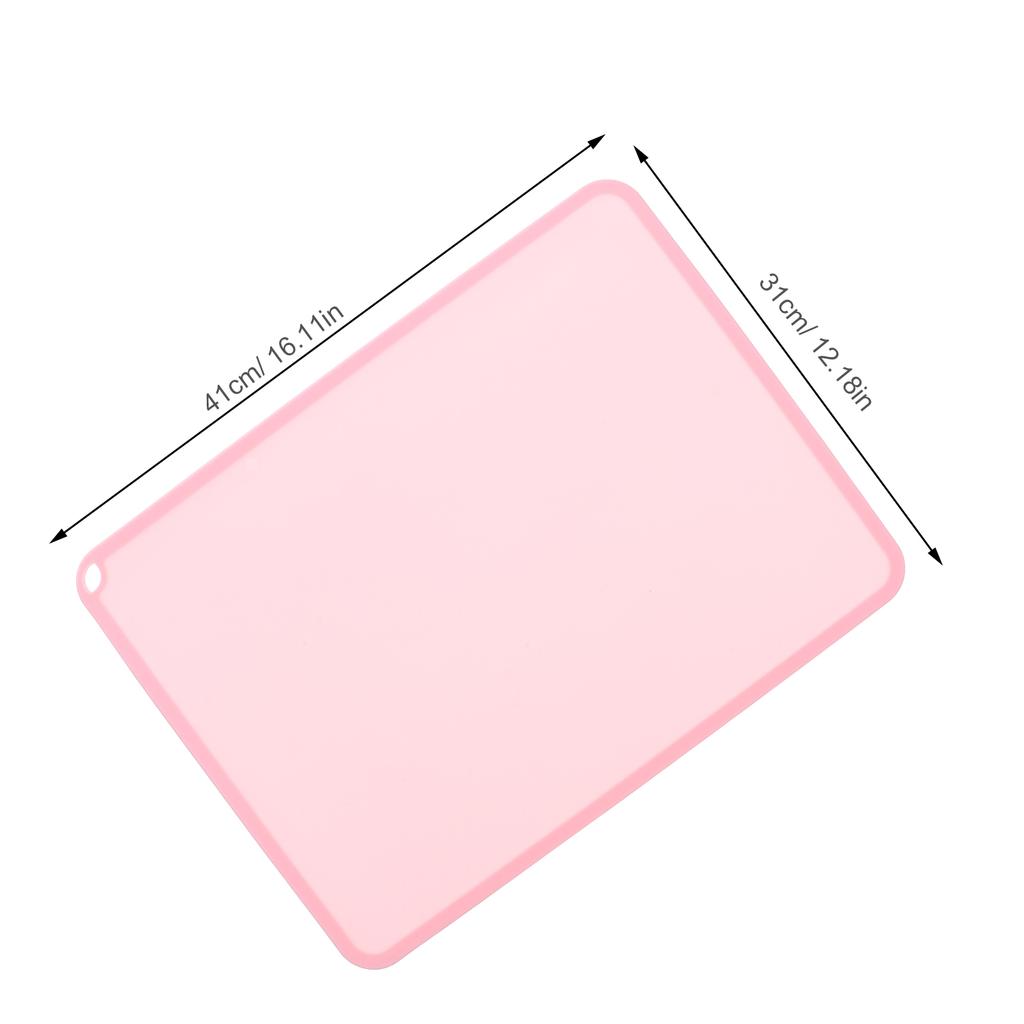 Silicone Placemats For Kids Heat Insulated Waterproof Non-Slip Dining Table Mats Kitchen Bar Mat Camping Travel Use