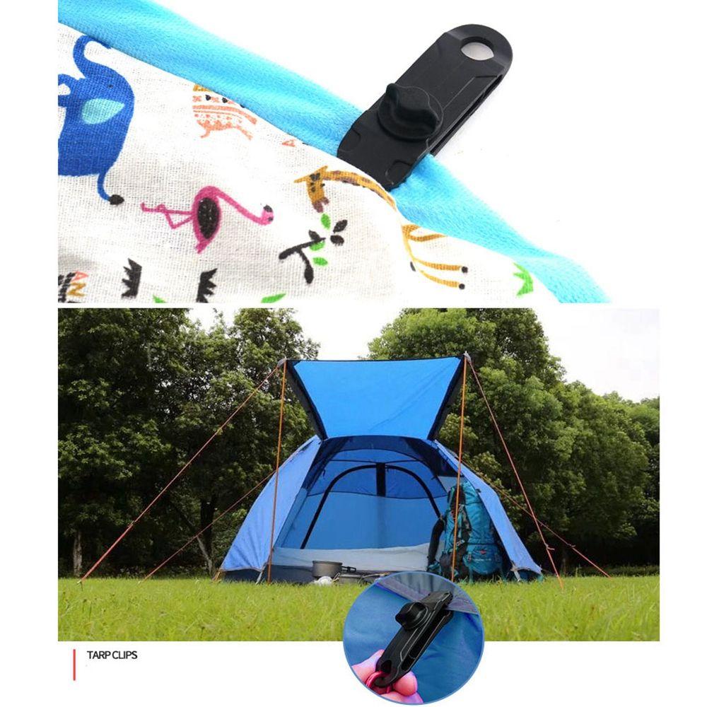 Camps Kit Tents Accessories Camping Tent Holder Canvas Tighten tool Windproof Clip Hook Tarp Clips