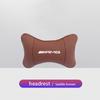 D1-1PCS Car Seat Headrest Auto Logo Neck Pillow For Mercedes Benz AMG W203 W204 W205 W209 W210 W176 Interior Stickers PGTZ-BENCHI