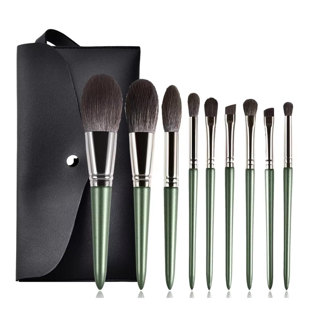 9PCS Makeup Brushes Set Eye Shadow Foundation Powder Contour Makeup Brush Cosmetic Beauty Tool Kit