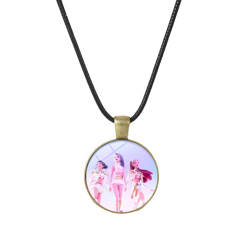 

K-POP Demon Hunter Girl Group Аниме Подвеска Ожерелье - Горячая Распродажа Мультяшные Украшения Цепочка для Свитера Аксессуары