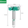 1pc 16-60mm 3-edged Woodworking Hole Opener Cutter Hinge Boring Drill Bits Hex Shank For Wood Plastics Plywood Drilling