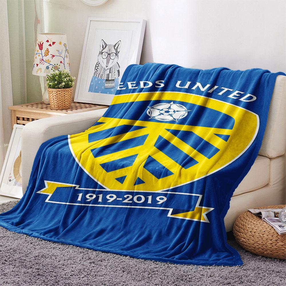 Leeds United A.F.C Blanket, High Quality Comfortable for All Seasons, Home Decor, Warmth and Comfort