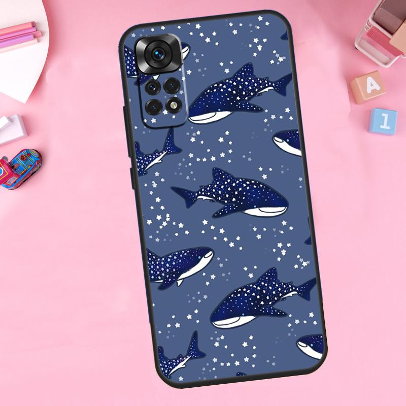 

whale sharks For Xiaomi Redmi Note 14 10 11 12 13 15 Pro Plus Phone Case For Redmi 15C 14C 10C 12C 13C 15 Redmi Note 11