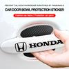 Car Door Sticker Carbon Fiber Scratches Auto Handle Protection Film For Honda Fit Mugen Insight Type S R VTEC Modulo Vezel SiPilot Fit XRV CRV HRV Dio