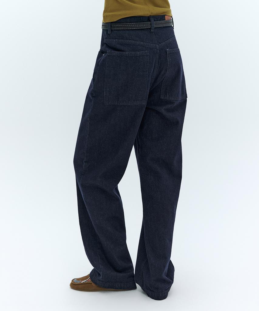 CITYBREEZE Curved Denim Pants_Indigo