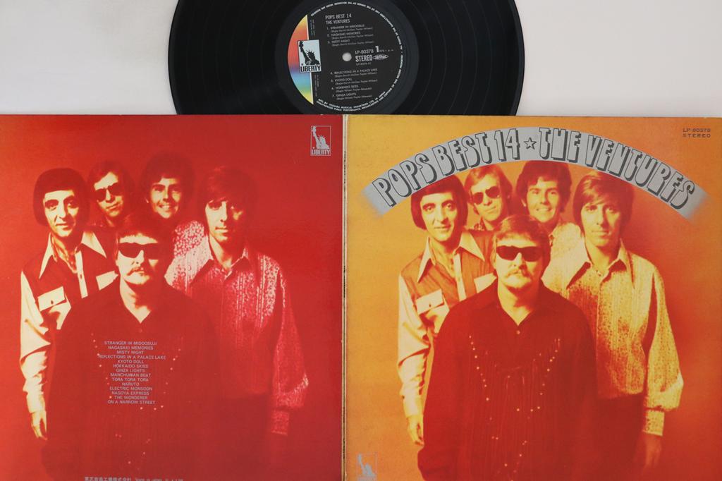 LP Record VENTURES - Pops Best 14 LP80378 LIBERTY 1971 Japan Rock Used