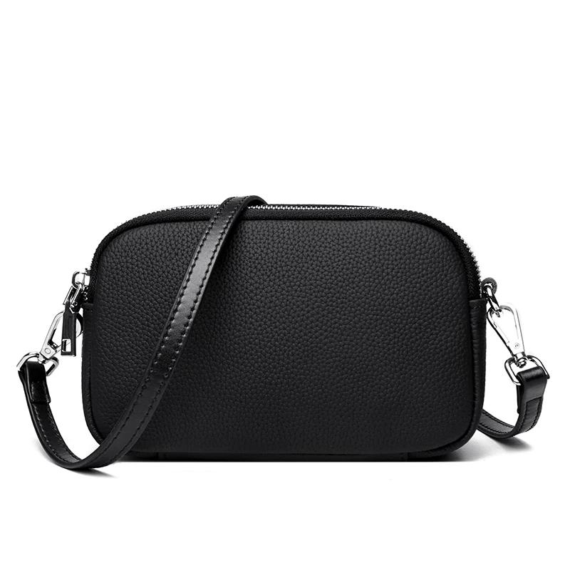 

Женская сумка через плечо из кожи, повседневный кошелек-мессенджер, женский дизайнер