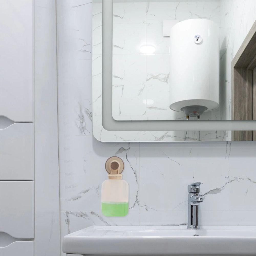 Punch-free Suction Cup Soap Dispenser Wall Mounted Liquid Soap Distributor  Washroom
