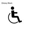 PVC Disabled On Board Car Wheelchair Sign Sticker Windshield Window Waterproof And Scratch Resistant Decals Styling Decoration