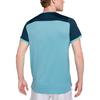 Nike Court Advantage Logo Embroidery Round Neck Pullover Short Sleeve T-Shirt Men T-Shirt Denim-Green Turquoise FD5320-464