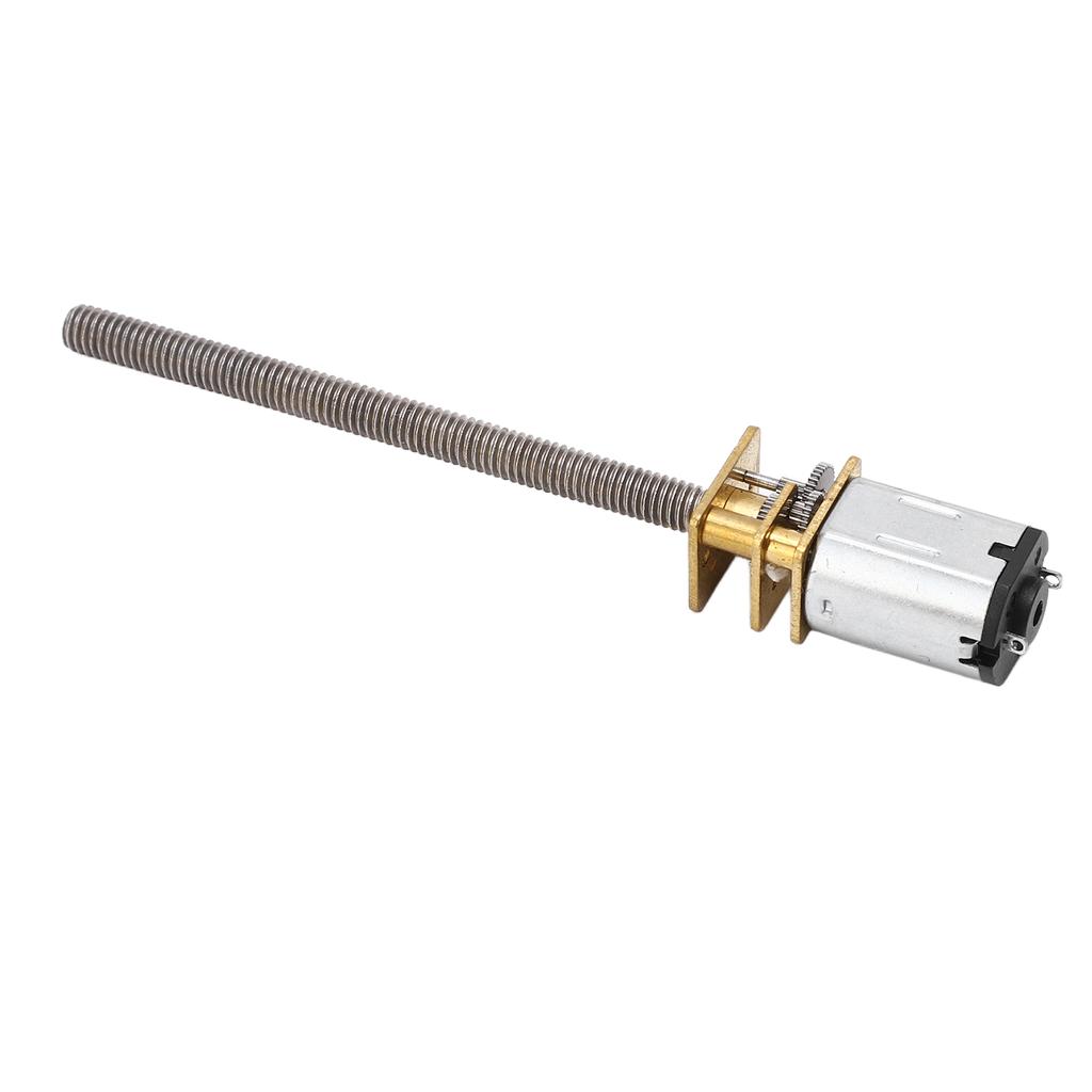 12FN20 DC Speed Reduction Motor 200RPM M4 55mm Shaft High Torsion Low Noise Reduction Geared Motor