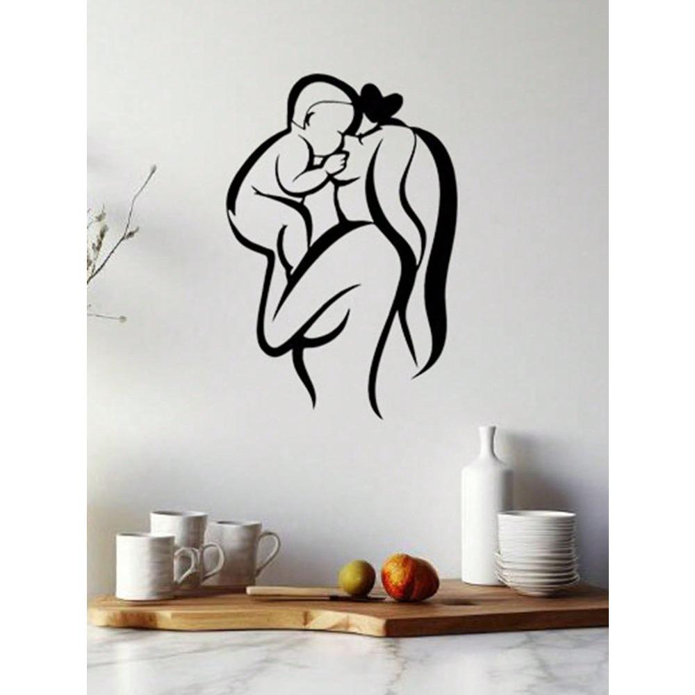 Mother Child Metal Wall Art Home Decor Gift