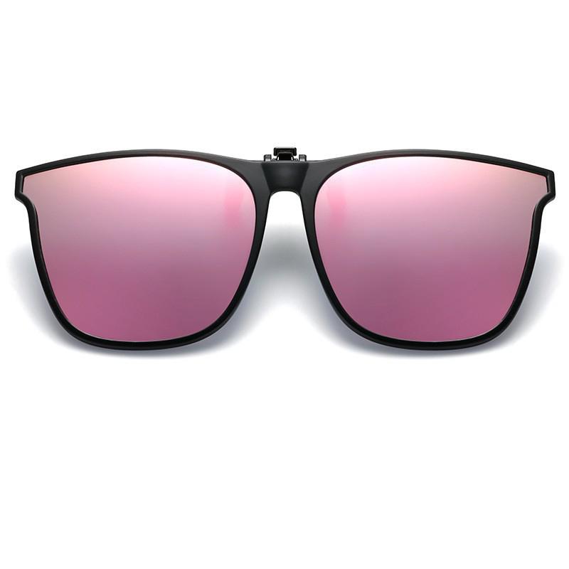 Polarized Clip On Sunglasses Men Women Pochromic Car Driver Goggles Night Vision Glasses Anti Glare Vintage Square Glasses