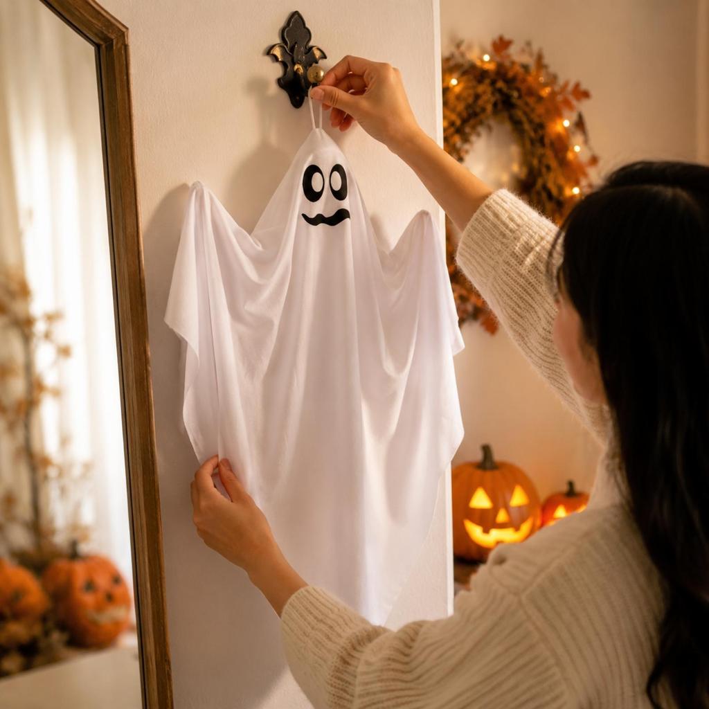 Hanging Decoration Spooky White Cloth Classic Design Decorations for