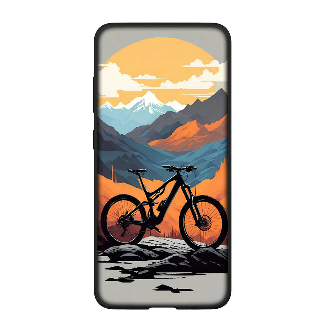Etui na telefon dla Samsung Galaxy S25 S24 S23 iPhone 16 15 Xiaomi Redmi Note 14 13 12 16E X 11 Pro OPPO Moto Huawei Tapeta Rower górski Jazda na rowerze Pokrowiec