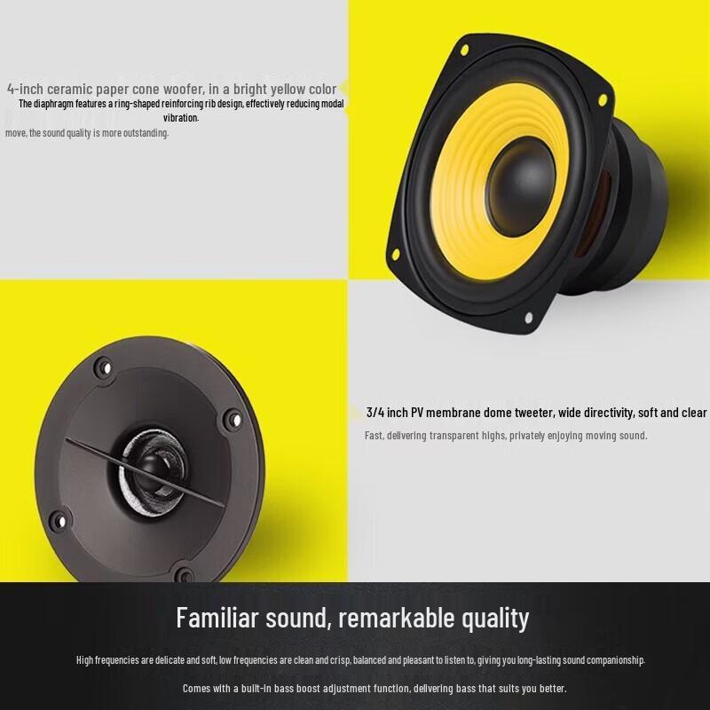 Edifier R1000TC 2.0 Active Desktop Computer Speakers CN Plug (adapter Included)