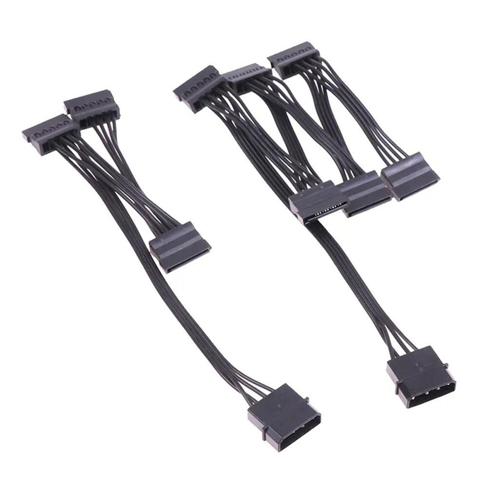 1 To 3/4/5/6 SATA Extension Cable Male To Female SATA Splitter Adapter  for Hard Disk/HDD SSD