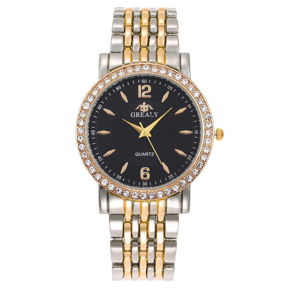 Women s Fashion Rhinestone Quartz Watch with Alloy Strap