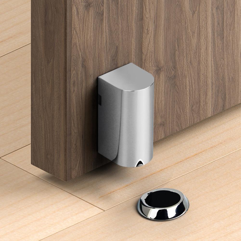 Fermo Porta Magnetico Invisibile Anti-Collisione Fermaporta da Camera Supporto Domestico Chiudiporta Ammortizzatore Hardware Senza Foratura
