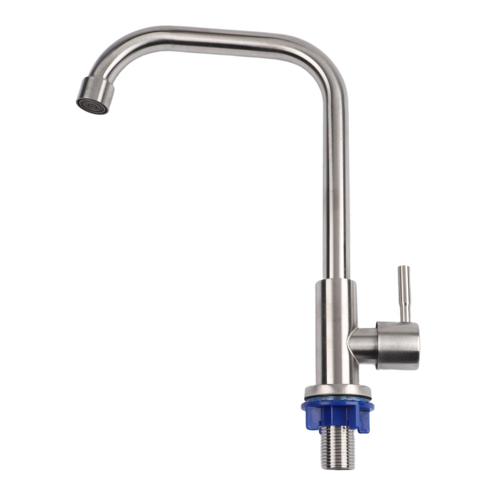 

Kitchen Faucet Stainless Steel Water Purifier Practical Silver