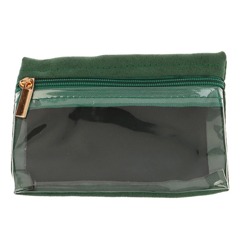 

Portable Velvet Jewelry Box Earrings Necklace Ring Bracelet Trinkets Accessory Zipper Pouch Travel Water-Proof Dustproof Bag