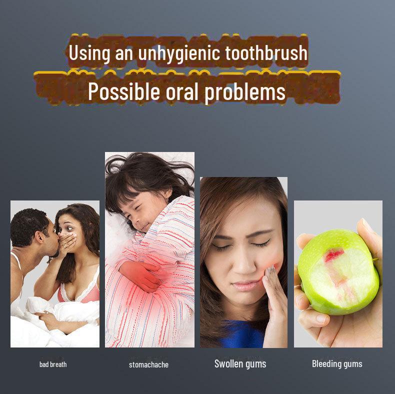 Wall-Mounted UV Smart Toothbrush Sterilizer & Holder