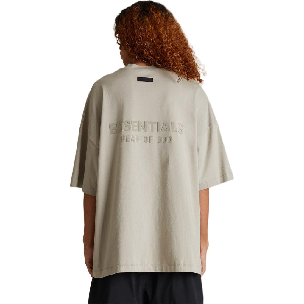 Fear of God Essentials V Neck T-Shirt Seal Men Tops Grey 125SP244215F