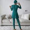 Muslim Women’s Modest Swimwear Set, Long Sleeve Swim Dress with Pants