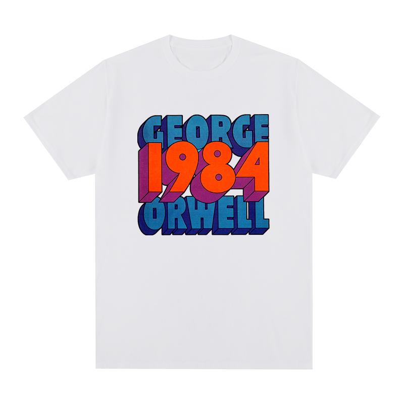 Koszulka George Orwell 1984 Wielki Brat Koszulka Popularny Hip Hop Raper Bawełna Męska Nowa TEE KOSZULKA Damskie Top