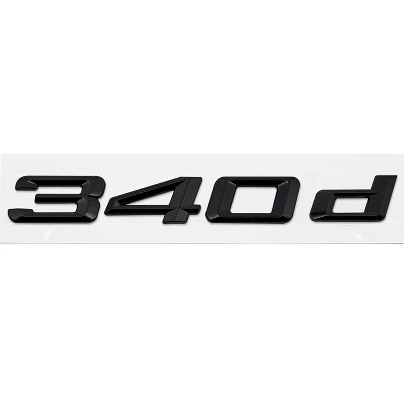 ABS Car Rear Trunk Letters Logo Badge Emblem Sticker For BMW 3 Series 318d 320d 325d 328d 330d 335d E46 E90 E91 F30 F31 F34 G20