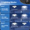 1/2 Packs 448 LED Solar Powered Security Lights Motion Sensor 3 Modes IP65 Waterproof Outdoor Wall Flood Lights for Garden Yard