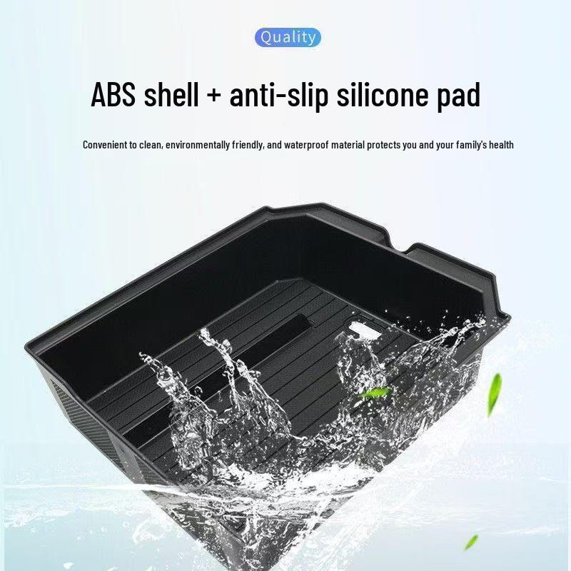 Center Console Storage Box for Tesla Model Y/3, 2025 Update, with Push-Pull Design