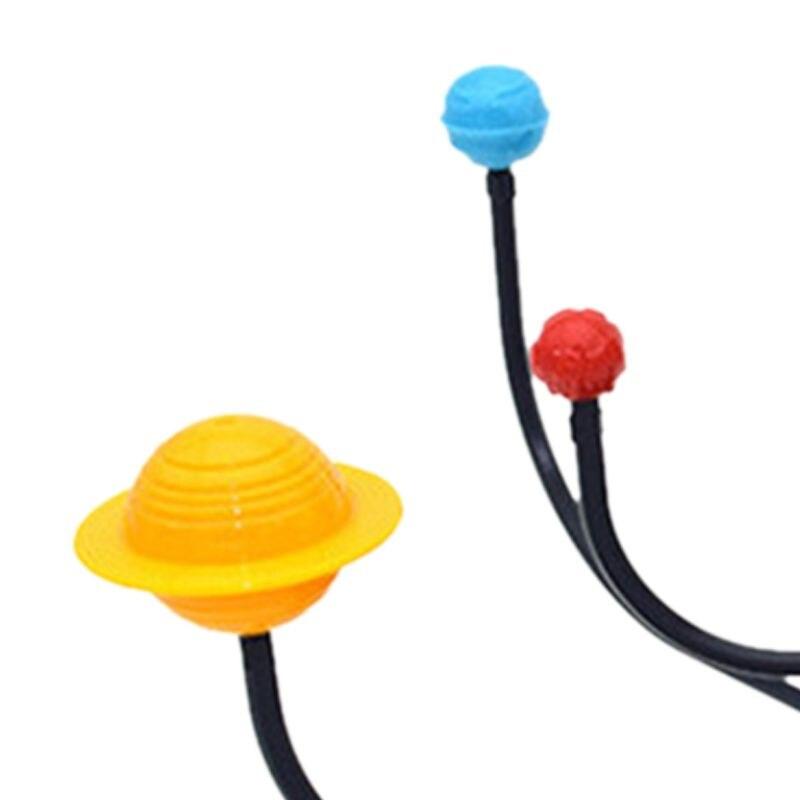 1 ensemble système solaire neuf planètes modèle Kit scientifique bricolage assemblage Interaction Parent-enfant planétarium jouet enfants jouet éducatif